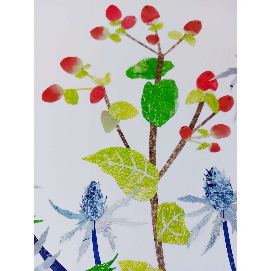 Still Life with Feather Collage Print - Image 2