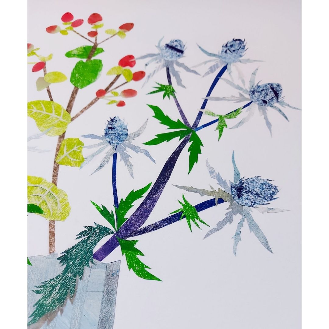 Still Life with Feather Collage Print - Image 5