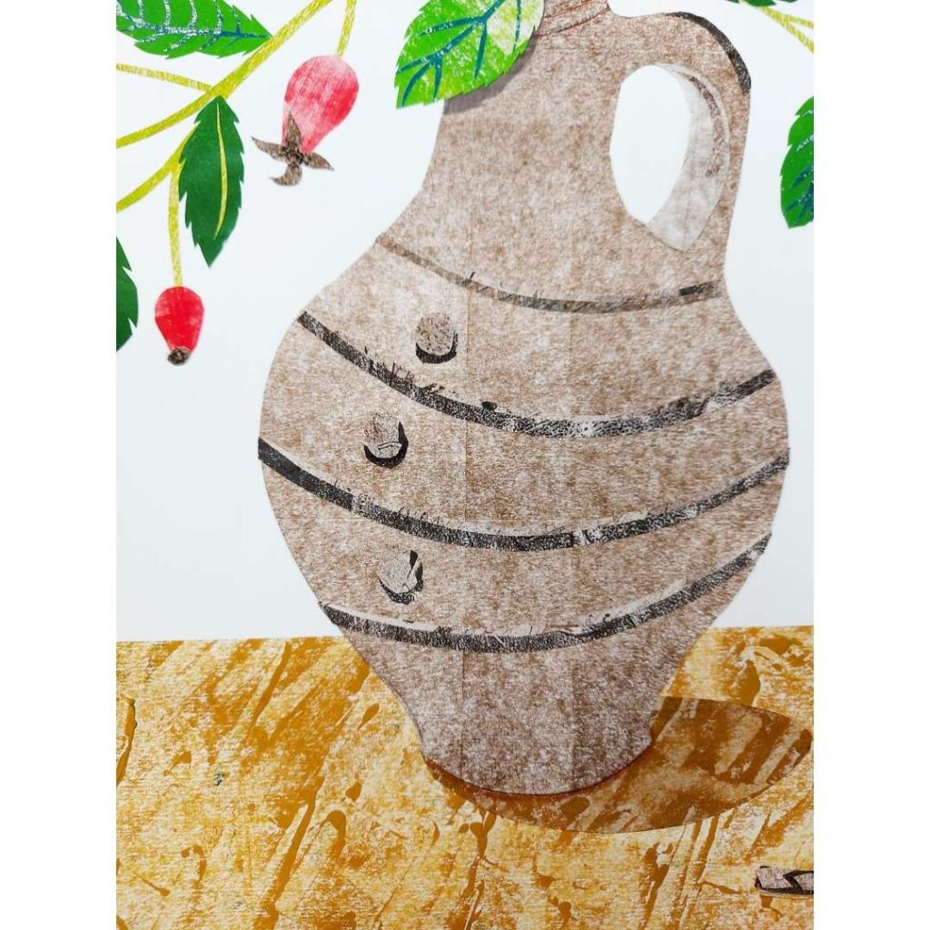 Still Life with Cone Collage Print
