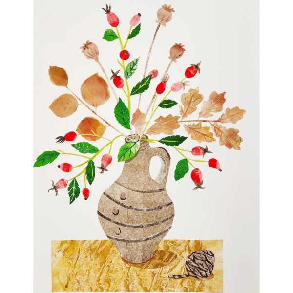 Still Life with Cone Collage Print