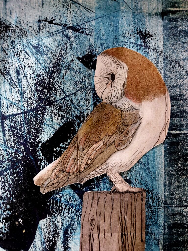 Tetra Pak Owl by Dehlia Barnard-Edmunds